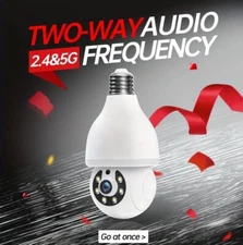 WiFi Smart Camera Remote Viewing Lighting Cloud Storage Audio