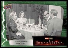 2022 Marvel WandaVision Green Vision 225/225 #9 Tell Us, What is Your Story?