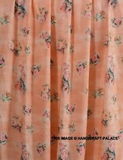 Digital Flower Printed Women Dressmaking 100 Soft Cotton Fabric By 5 Yard India