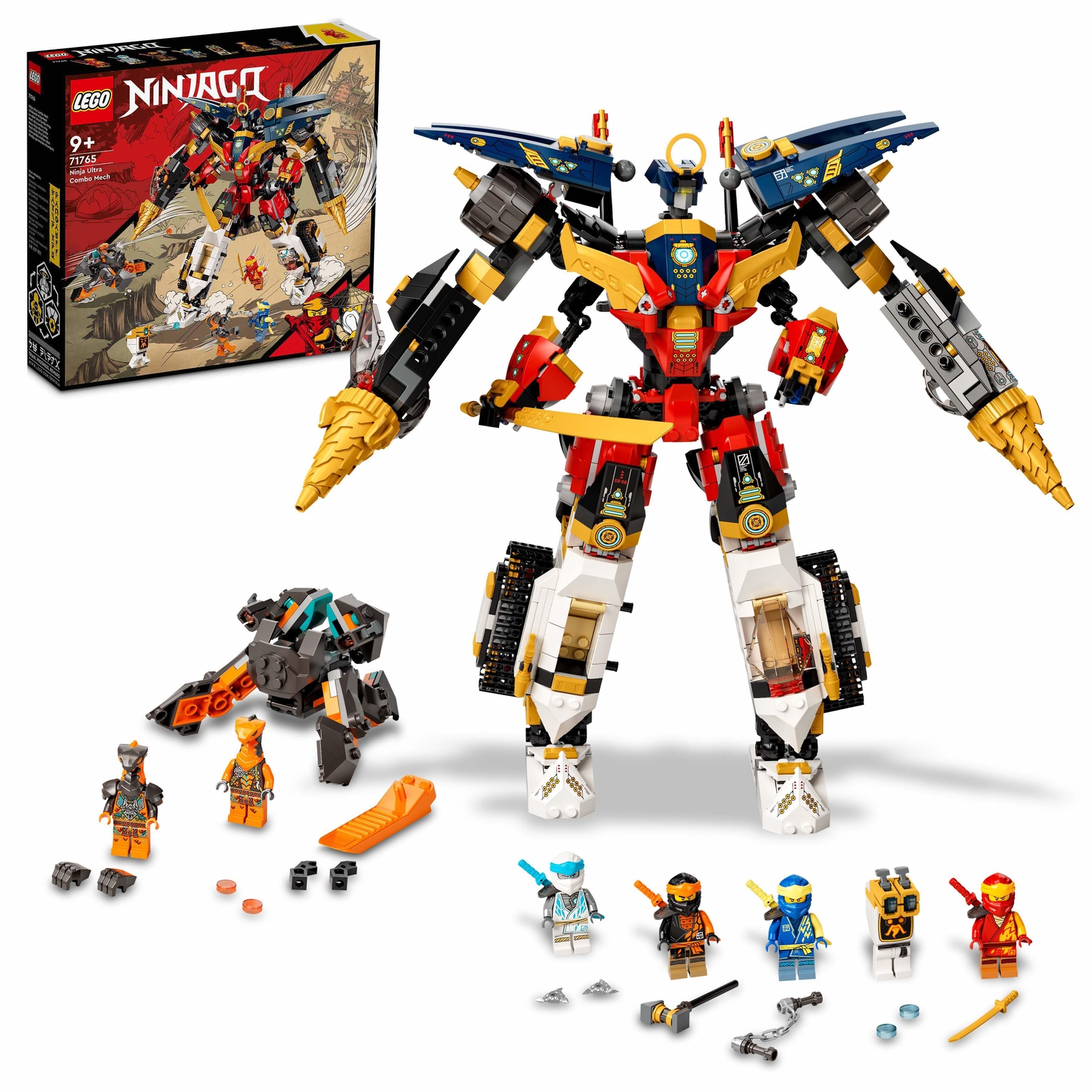 LEGO 71765 NINJAGO Meca Ninja Ultra Combo Set 4 en 1