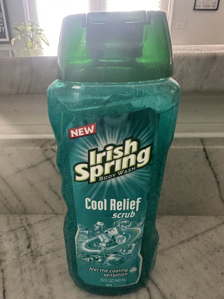 ⭐️Brand New⭐️ Irish Spring Cool Relief Scrub Body Wash 15 Fl Oz EACH ( RARE )