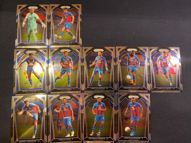 2020-21 Panini Prizm EPL Premiere Crystal Palace 11 Card Brandon Pierrick RC