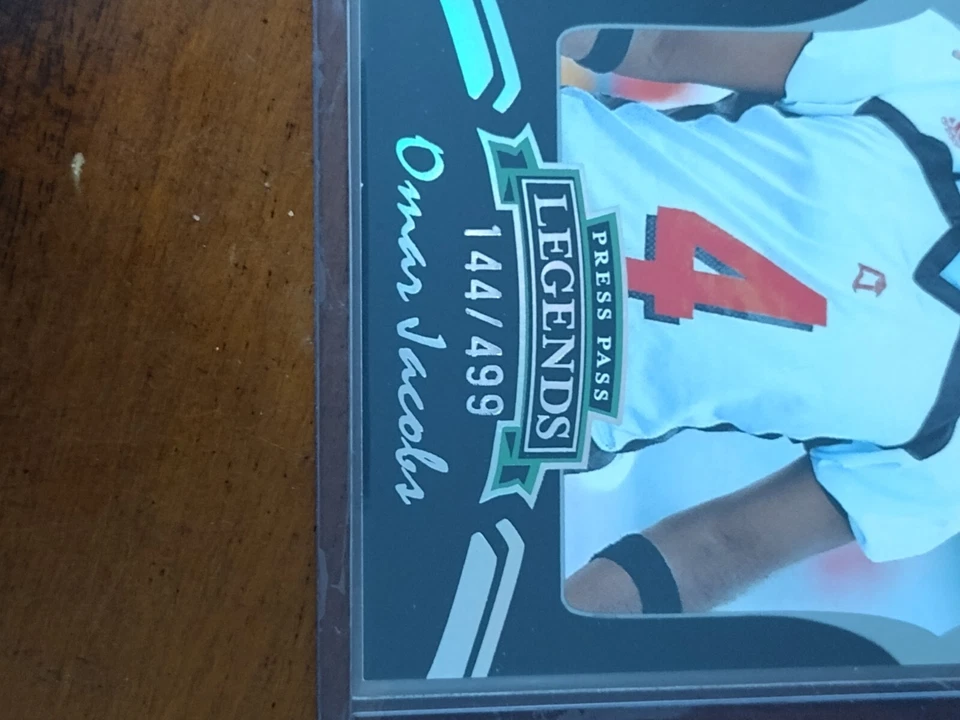 2006 Press Pass Legends - Silver #S6 Omar Jacobs /499 (RC) - Image 3 of 3