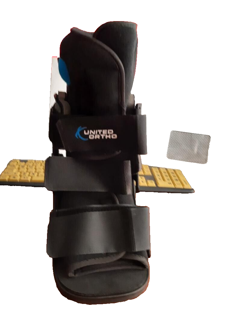 United Ortho Air Cam Walker Fracture Boot Medium Black New eBay