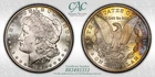 1880-S $1 Morgan Silver Dollar CACG MS64, Wonderful Toning