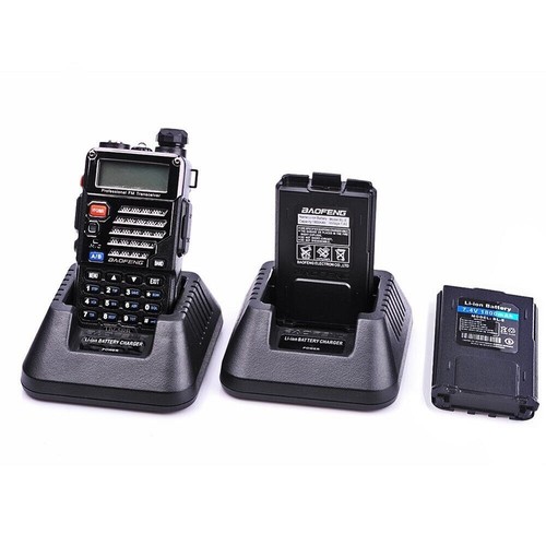 UV-5RB Two Way Radio Scanner Dual Band Portable FM Transceiver with Earpiece - Picture 4 of 8