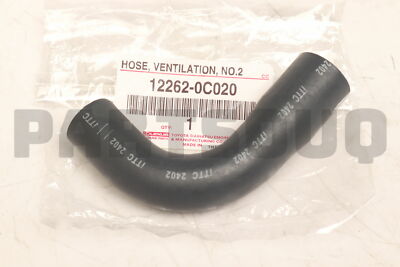 122620C020 Genuine Toyota HOSE, VENTILATION, NO.2 12262-0C020 | eBay