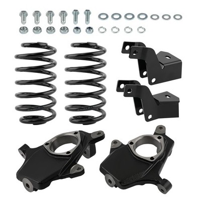 2'' Front 4'' Rear Drop Lowering Kit for Chevy Tahoe GMC Yukon XL 2WD 4WD 2007-14