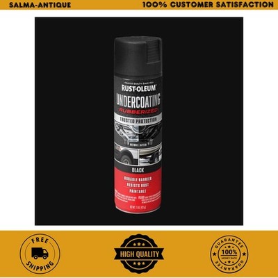 Rust-Oleum 248657 Rubberized Undercoating Spray Black 15 oz Automotive