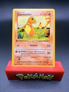 charmander first edition card price Pokemon - (50) RarityPromo Hit Points80 HP Fire Ember (30) Discard an Energy from this Pokemon. 1999 Pokemon Charmander - Unlimited