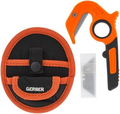 Gerber Allzweckschneider mit Holster, Vital Zip EAB Hunting Tool, Orange,