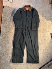 Vintage Walls Blizzard-Pruf Insulated Coveralls Men s 3XL Regular Black Workwear