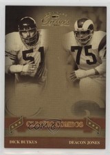 2006 Donruss Classics Classic Combos Gold /100 Deacon Jones Dick Butkus HOF 1e1b