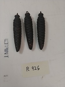 3 PINE CONE CUCKOO CLOCK WEIGHTS