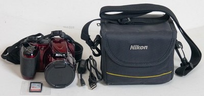 Nikon Coolpix L820 16MP Digital Camera x30 Zoom + Accessories CLEAN + TESTED