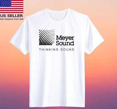 Meyer Sound Thinking Sound Men's White Size S-5XL