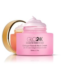 GLO24K Cream with 24k Gold, Retinol, Vitamins, and Hyaluronic Acid. Optimally...