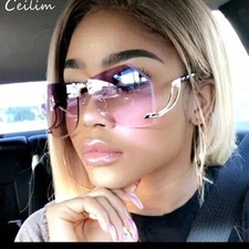 Rimless Hip Sunglasses