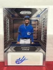 2024 Panini Prizm Baseball Marwys Jorge Sensational Signatures Auto #SS-MJ
