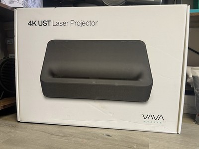 VAVA VA-LT002 2500 ANSI Lumens 4K UHD Ultra-Short Throw DLP Projector - Black