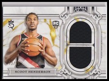 2023-24 Topps Royalty #RR-SH Scoot Henderson Regalia Relics #/99 RC