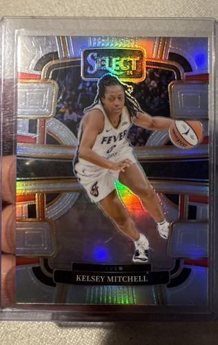 2024 Panini Select WNBA - Concourse Kelsey Mitchell #87 Silver Prizm