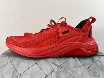 Puma Axelion NXT Red Running Shoes Mens 12 Athletic Training Sneakers 310168-11