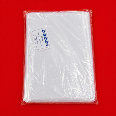 100 Pack Clear 12 x 15 Poly Bags ULINE Best 1 MIL Thick Quality Flat Open Top