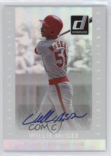 2015 Panini Donruss Signature Series Willie McGee #79 Auto 0ty6