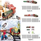 Electric Train Set Steam Locomotive Engine with Remote Control Creative
