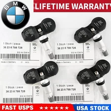 4PCS Genuine OEM Tire Pressure Sensor TPMS For BMW E82E90E60 E66 E70 X3 X5 X6 Z4