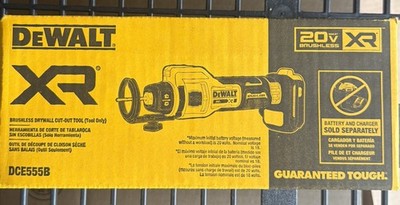 Dewalt DCE555B 20 volt XR Cordless Drywall Cut Out Rotary Tool ONLY BRAND NEW