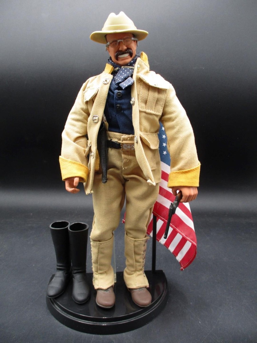 1930～1950s　ヴィンテージ　ボーイスカウト　人形　フィギュア　セルロイド President Teddy Roosevelt GI Joe Classic Roughrider Historical