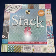 DCWV The Stack 6 Paper Stack 12" x 12" Scrapbook Pad mixed prints 180 pieces