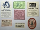Ireland Advertising Irish Vintage Medicine Bottle Labels Unused Advertising