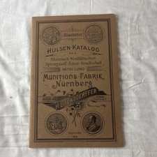 Hulsen Katalog Munitions Ammunition Catalog German 1856 Reprint