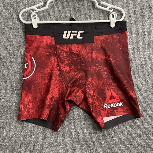 Reebok Authentic UFC Octagon Trunk Short Mens Sz XL Red