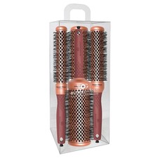 Thermal Round Hair Brush Extra-Long Barrel - Professional Blowout for Normal