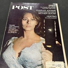 The Saturday Evening Post October 21, 1967 Sophia Loren