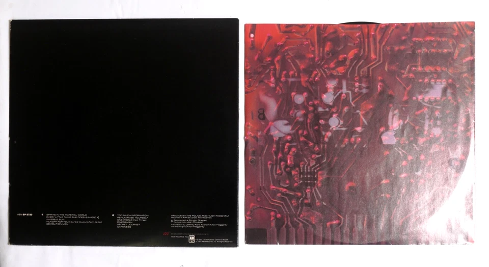 THE POLICE " GHOST IN THE MACHINE" VINYL LP  "LIKE NEW" - Image 3 of 4