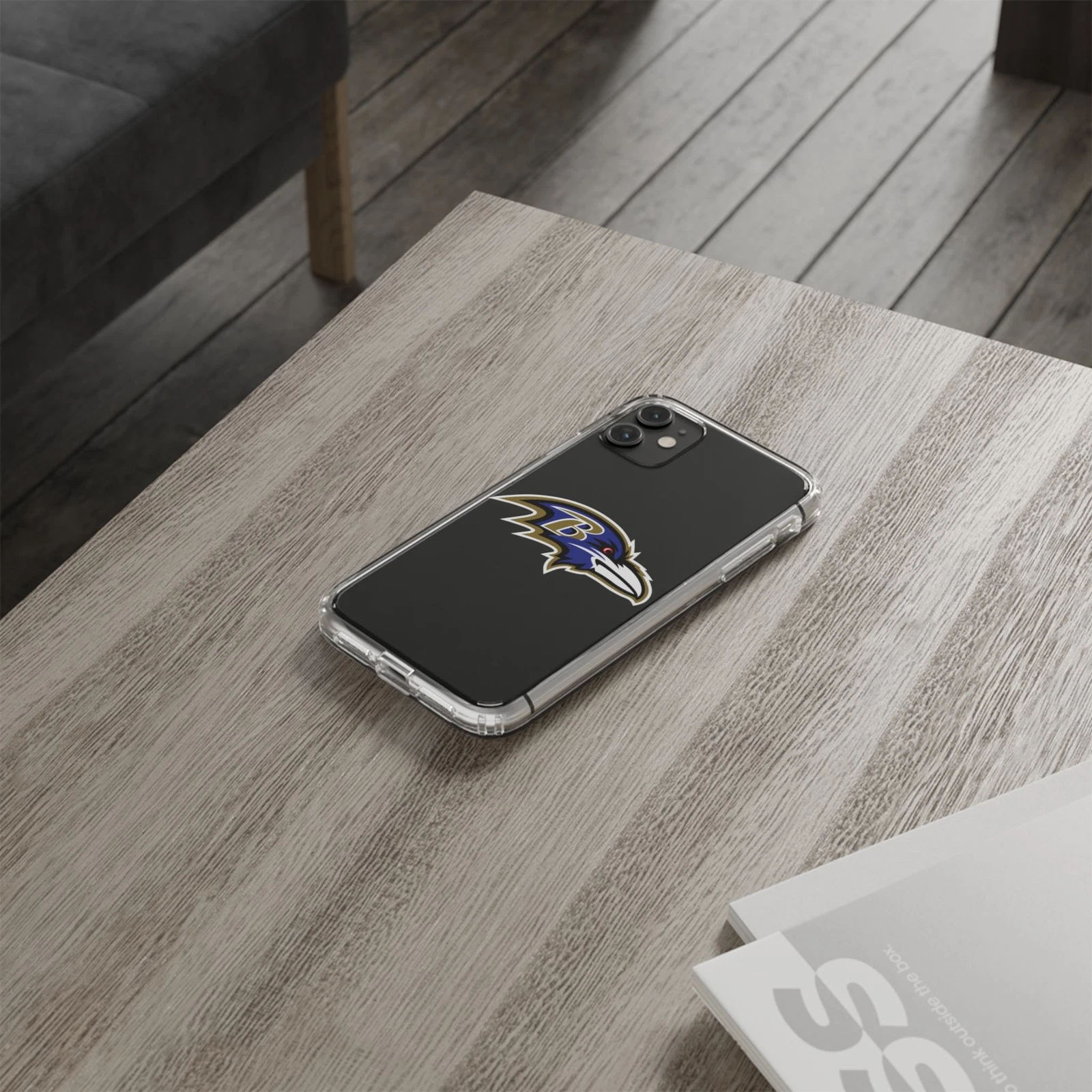 Baltimore Ravens Clear Phone Case for iPhone