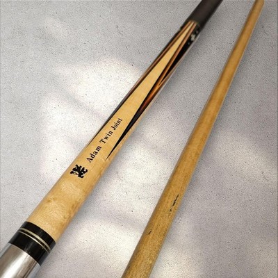 Adam Twin Joint アダム　4剣本ハギ Adam Twin Joint Bushka Model 4-Blade Hagi Cue Billiards USED F/S
