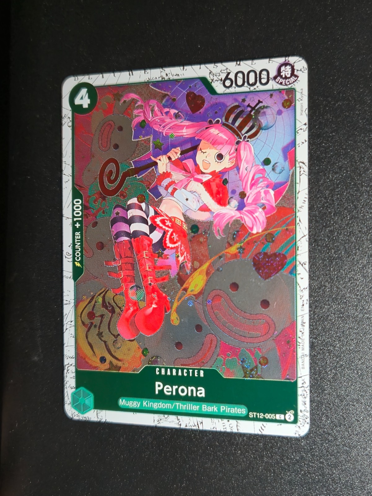 ST12-005 Perona : Common Pirate Foil English One Piece TCG Card : PRB02: One Pie