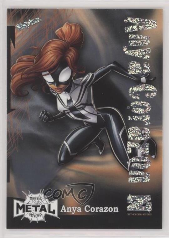 2022 Marvel Metal Universe Spider-Man Z-Force Rave 40/100 Anya Corazon #Z-2 4et