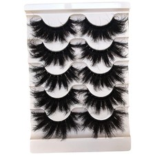 Luxurious Faux Mink 25MM 3D False Lashes Fluffy Long Thick Dramatic False