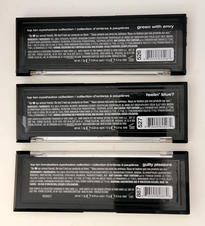 HARD CANDY Top Ten Trendsetters Eyeshadow Collection 0.4 oz PICK YOUR PALETTE - Image 3 of 3