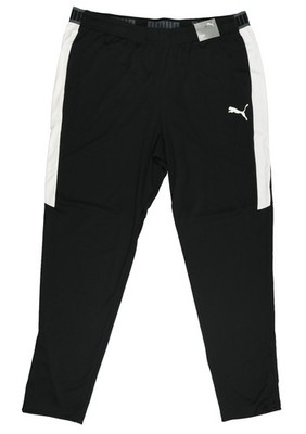 PUMA Speed Training Pants sz 2XL XX-Large Black White Slim Fit