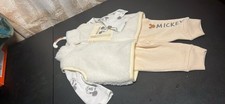 Disney Mickey Mouse 3pc Fleece Outfit Set Vest Shirt Pants 6M Fall/Winter