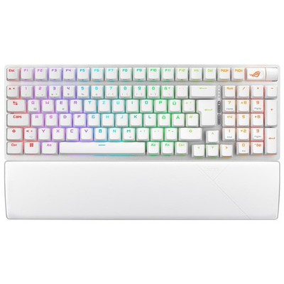 ASUS ROG Strix Scope II 96 Wireless White mechanische Gaming Tastatur, DE-Layout