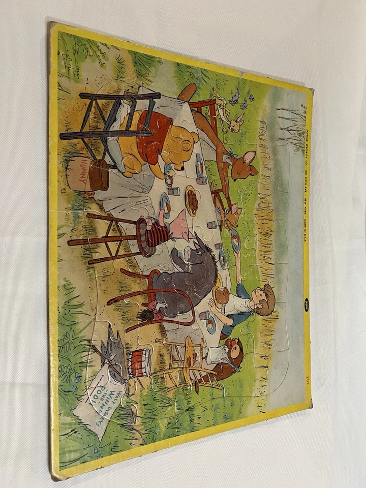 2 PUZZLES JAYMAR WINNIE THE POOH VINTAGE AÑOS 60 Foto 2 de 4